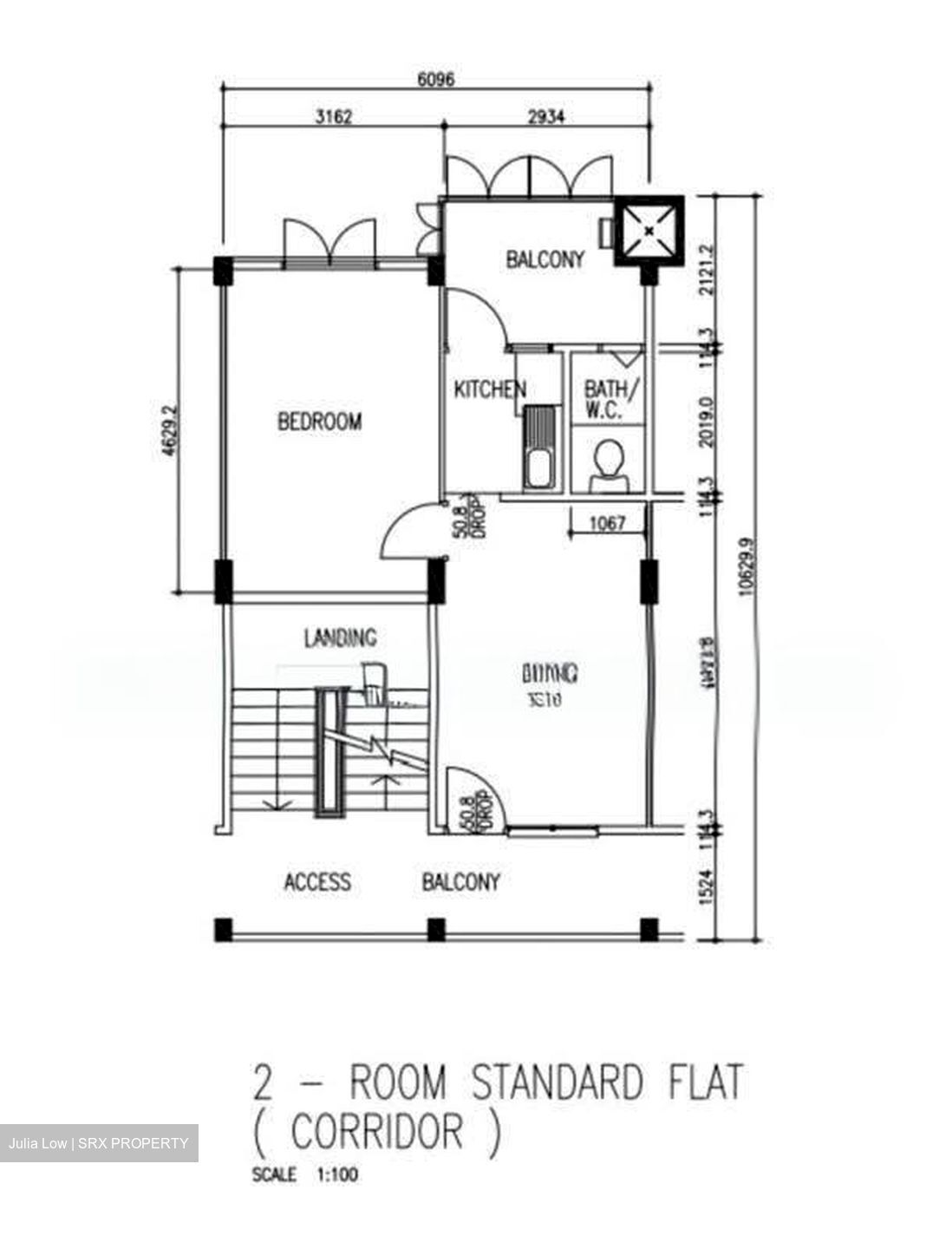 Blk 45 Macpherson Garden (Geylang), HDB 2 Rooms #628280881